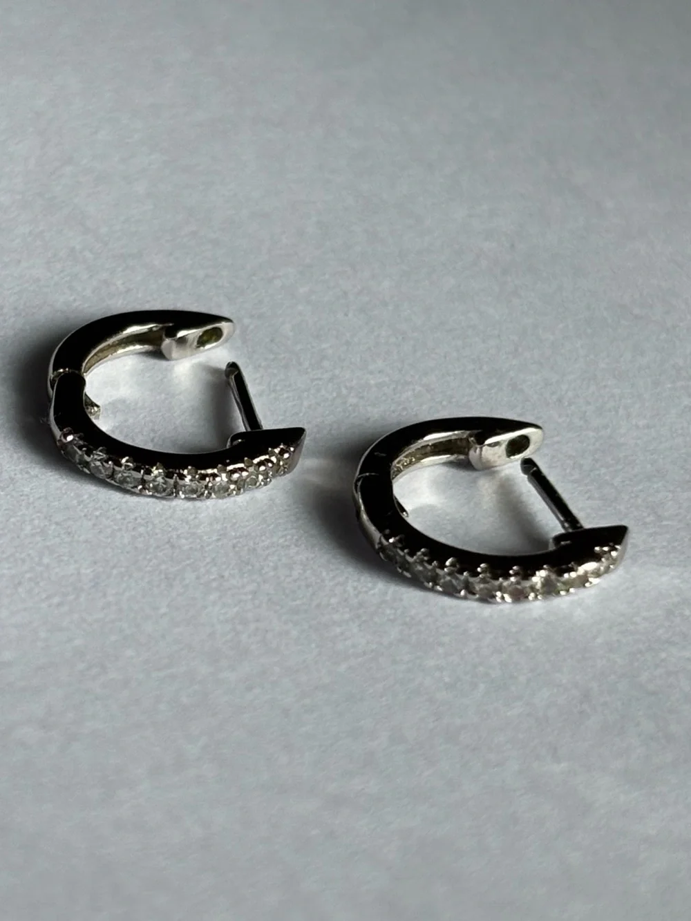 Pavoi CZ hoop earrings